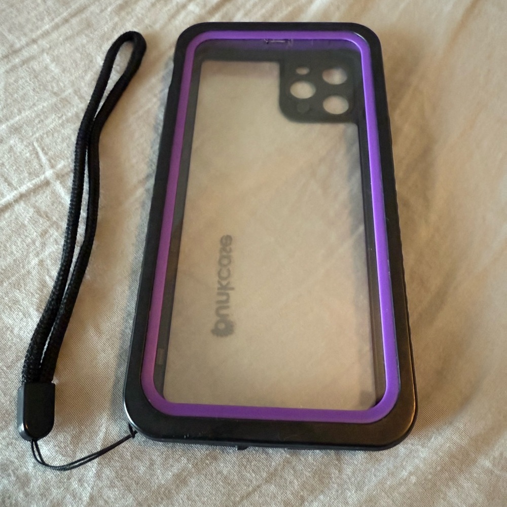 Punkcase for iPhone 11 Pro, Waterproof Case, Purple/Black/Clear